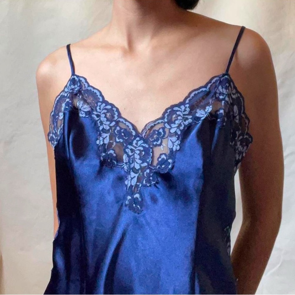Fredericks of Hollywood Vintage Lace Slip Romantic Glamour Medium Boudoir Siren - Picture 3 of 14